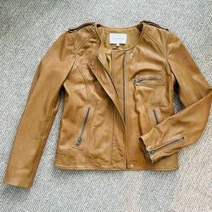 Camel Leather Jacket
